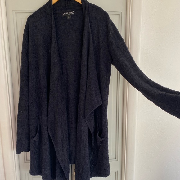 Barefoot Dreams black cardigan size s/m - Picture 2 of 2